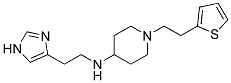 N-[2-(1H-IMIDAZOL-4-YL)ETHYL]-1-[2-(2-THIENYL)ETHYL]PIPERIDIN-4-AMINE Struktur