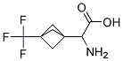 (2S)-AMINO[3-(TRIFLUOROMETHYL)BICYCLO[1.1.1]PENT-1-YL]ACETIC ACID Struktur