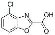 4-CHLOROBENZO[D]OXAZOLE-2-CARBOXYLIC ACID Struktur