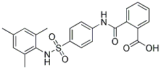 N-[4-(2,4,6-TRIMETHYL-PHENYLSULFAMOYL)-PHENYL]-PHTHALAMIC ACID Struktur