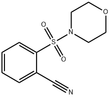 2-(MORPHOLIN-4-YLSULFONYL)BENZONITRILE Struktur