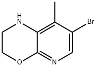 7-BROMO-8-METHYL-2,3-DIHYDRO-1H-PYRIDO[2,3-B][1,4]OXAZINE Struktur