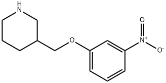 3-[(3-NITROPHENOXY)METHYL]PIPERIDINE Struktur