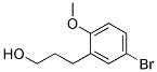 3-(5-BROMO-2-METHOXY-PHENYL)-PROPAN-1-OL Struktur