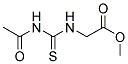 (3-ACETYL-THIOUREIDO)-ACETIC ACID METHYL ESTER Struktur