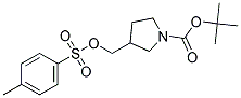 TERT-BUTYL 3-(TOSYLOXYMETHYL)PYRROLIDINE-1-CARBOXYLATE Struktur