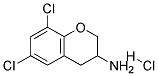 6,8-DICHLORO-CHROMAN-3-YLAMINE HYDROCHLORIDE Struktur