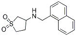 N-(1-NAPHTHYLMETHYL)TETRAHYDROTHIOPHEN-3-AMINE 1,1-DIOXIDE Struktur