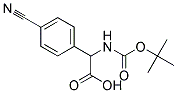 TERT-BUTOXYCARBONYLAMINO-(4-CYANO-PHENYL)-ACETIC ACID Struktur