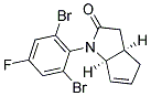 (3AR,6AS)-1-(2,6-DIBROMO-4-FLUOROPHENYL)-3,3A,4,6A-TETRAHYDROCYCLOPENTA[B]PYRROL-2(1H)-ONE Struktur