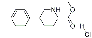 METHYL 5-P-TOLYLPIPERIDINE-2-CARBOXYLATE HYDROCHLORIDE Struktur