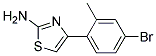 4-(4-BROMO-2-METHYL-PHENYL)-THIAZOL-2-YLAMINE Struktur