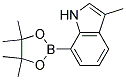 3-METHYL-7-(4,4,5,5-TETRAMETHYL-1,3,2-DIOXABOROLAN-2-YL)-1H-INDOLE Struktur