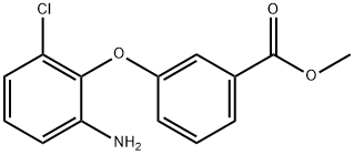 METHYL 3-(2-AMINO-6-CHLOROPHENOXY)BENZOATE Struktur