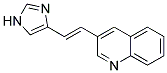 3-[2-(1H-IMIDAZOL-4-YL)-VINYL]-QUINOLINE Structure