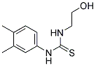 N-(3,4-DIMETHYLPHENYL)-N'-(2-HYDROXYETHYL)THIOUREA Struktur