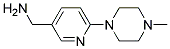 [6-(4-METHYLPIPERAZIN-1-YL)PYRIDIN-3-YL]METHYLAMINE Struktur