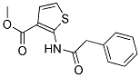 2-PHENYLACETYLAMINO-THIOPHENE-3-CARBOXYLIC ACID METHYL ESTER Struktur