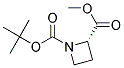 (S)-AZETIDINE-1,2-DICARBOXYLIC ACID 1-TERT-BUTYL ESTER 2-METHYL ESTER Struktur