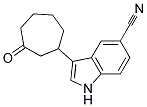 3-(3-OXO-CYCLOHEPTYL)-1H-INDOLE-5-CARBONITRILE Struktur