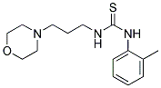 N-(2-METHYLPHENYL)-N'-(3-MORPHOLIN-4-YLPROPYL)THIOUREA Struktur