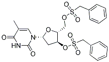 3',5'-DI-O-TOLUOLSULFONYL THYMIDINE Struktur