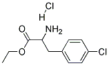 3-(4-CHLOROPHENYL)-DL-ALANINE ETHYL ESTER HYDROCHLORIDE Struktur