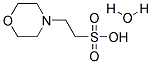 2-(N-MORPHOLINO)-ETHANESULFONIC ACID MONNOHYDRATE Struktur