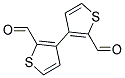 [3,3'-BITHIOPHENE]-2,2'-DICARBOXALDEHYDE Struktur