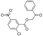 2-OXO-2-PHENYLETHYL 2-CHLORO-5-NITROBENZOATE, TECH Struktur