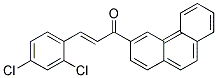 3-(2,4-DICHLOROPHENYL)-1-(3-PHENANTHRYL)PROP-2-EN-1-ONE, TECH Struktur