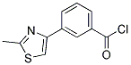 3-(2-METHYL-1,3-THIAZOL-4-YL)BENZOYL CHLORID Struktur