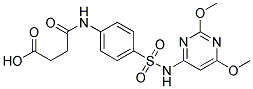 N-[4-(2,6-DIMETHOXY-PYRIMIDIN-4-YLSULFAMOYL)-PHENYL]-SUCCINAMIC ACID Struktur