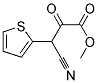 3-CYANO-2-OXO-3-THIOPHEN-2-YL-PROPIONIC ACID METHYL ESTER Struktur