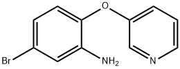 5-BROMO-2-(3-PYRIDINYLOXY)ANILINE Struktur