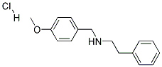 N-(4-METHOXYBENZYL)-N-PHENETHYLAMINE HYDROCHLORIDE Struktur