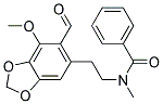 N-[2-(6-FORMYL-7-METHOXY-BENZO[1,3]DIOXOL-5-YL)-ETHYL]-N-METHYL-BENZAMIDE Struktur