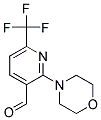 2-MORPHOLIN-4-YL-6-TRIFLUOROMETHYL-PYRIDINE-3-CARBALDEHYDE Struktur