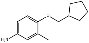 4-(CYCLOPENTYLMETHOXY)-3-METHYLANILINE Struktur