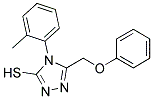 4-(2-METHYLPHENYL)-5-(PHENOXYMETHYL)-4H-1,2,4-TRIAZOLE-3-THIOL Struktur