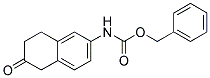 (6-OXO-5,6,7,8-TETRAHYDRO-NAPHTHALEN-2-YL)-CARBAMIC ACID BENZYL ESTER Struktur