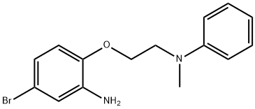 5-BROMO-2-[2-(METHYLANILINO)ETHOXY]ANILINE Struktur