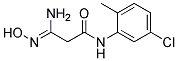 (3Z)-3-AMINO-N-(5-CHLORO-2-METHYLPHENYL)-3-(HYDROXYIMINO)PROPANAMIDE Struktur