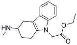 (3-METHYLAMINO-1,2,3,4-TETRAHYDRO-CARBAZOL-9-YL)-ACETIC ACID ETHYL ESTER Struktur