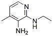 N2-ETHYL-4-METHYL-PYRIDINE-2,3-DIAMINE Struktur