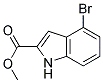 METHYL 4-BROMO-1H-INDOLE-2-CARBOXYLATE Struktur