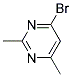 4-BROMO-2,6-DIMETHYLPYRIMIDINE Struktur