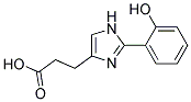 3-[2-(2-HYDROXYPHENYL)IMIDAZOL-4-YL]PROPIONIC ACID Struktur