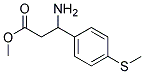 METHYL-3-AMINO-3-(4-METHYLTHIOPHENYL)PROPIONATE Struktur