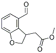 (4-FORMYL-2,3-DIHYDRO-BENZOFURAN-3-YL)-ACETIC ACID METHYL ESTER Struktur